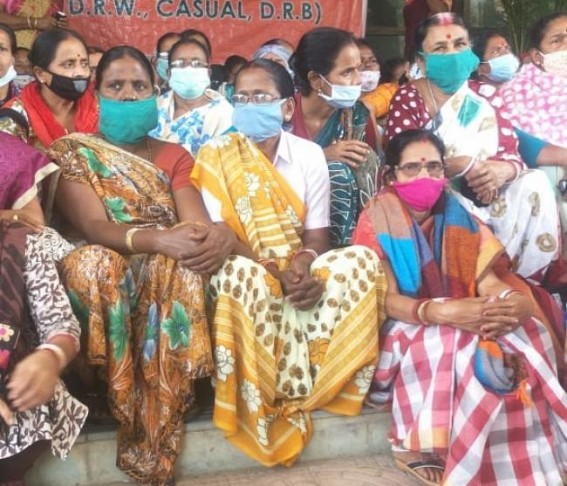 Tripura Contractual Health Workers gives ultimatum of 15 days for Regularization Decision